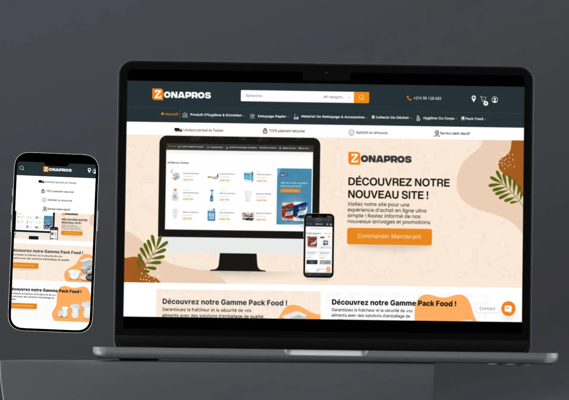 ZonaPros <br> – Site E-commerce